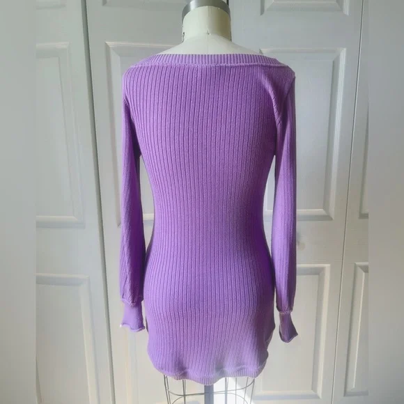 Elhoffer Design Essential Oversize Sweater in Orchid size XS/S - Picture 3 of 10